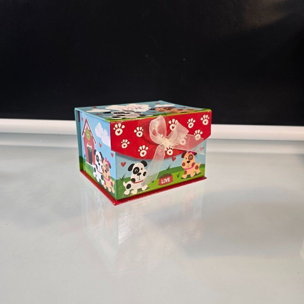 Puppy Love Cardboard Gift Box